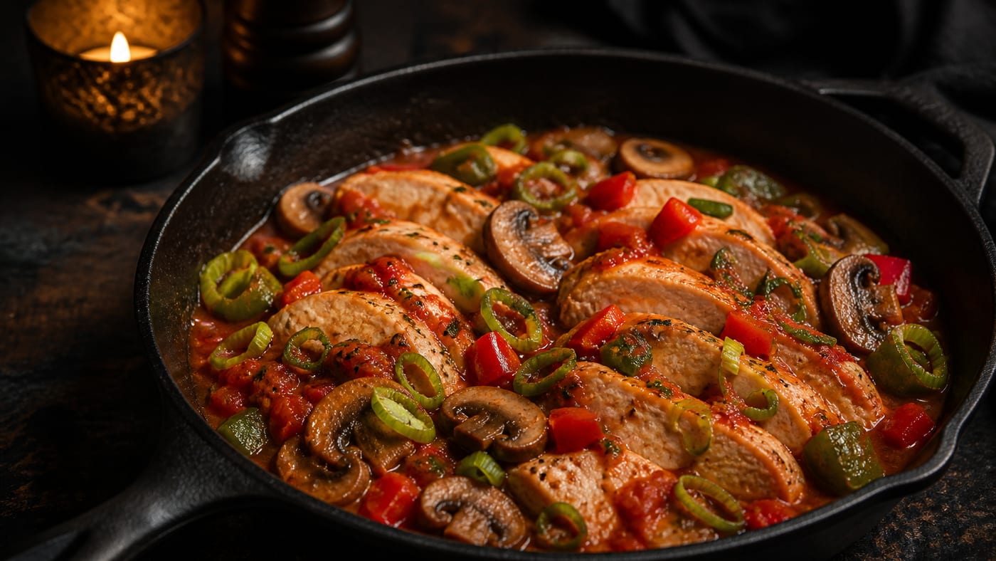Chicken cacciatore